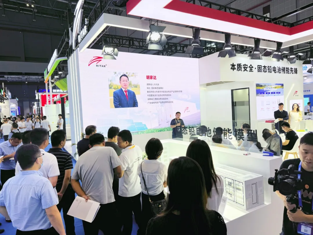 Intrinsically safe | RuEn 40 solid-state lead battery energy storage cabinet proudly launched at EESA Energy Storage Exhibition